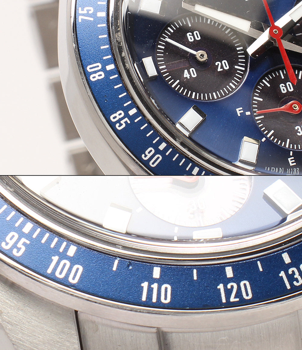 SEIKO 腕時計 プロスペックス スピードタイマー ソーラー ネイビー V192-0AH0 メンズ セイコー