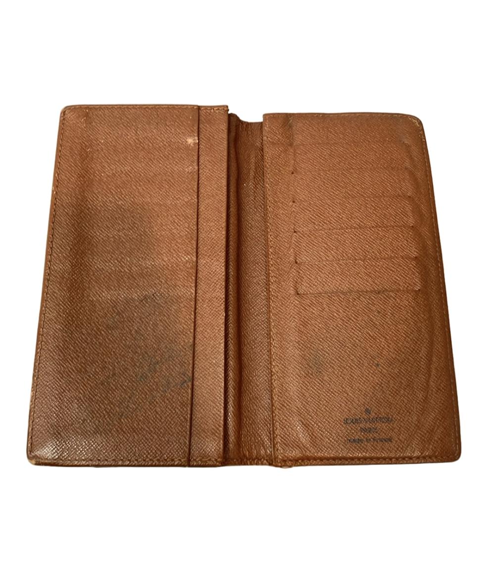 ルイ・ヴィトン 二つ折り長財布 札入れ ポルトカルトクレディ・円 モノグラム M60825 メンズ LOUIS VUITTON