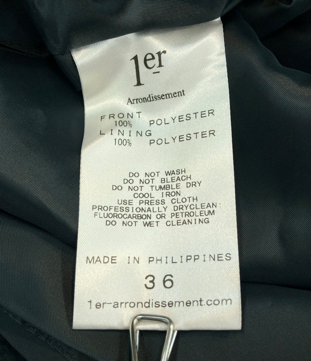 美品 1er-arrondissement 長袖ワンピース B1034AFA054 レディース SIZE 36 (S) プルミエ アロンディスモン