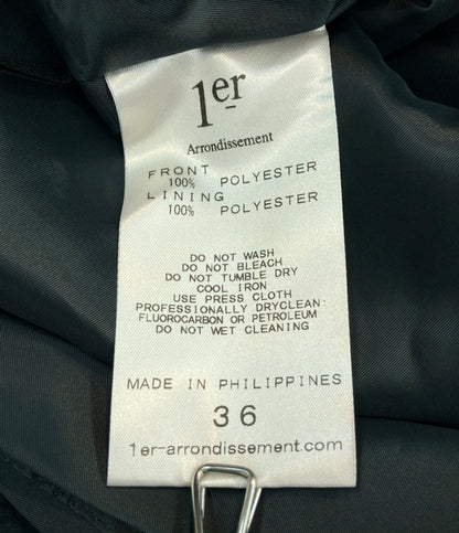 美品 1er-arrondissement 長袖ワンピース B1034AFA054 レディース SIZE 36 (S) プルミエ アロンディスモン