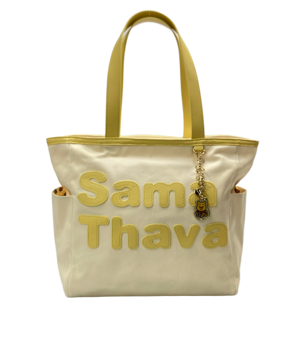 美品 Samantha Thavasa Disney トートバッグ 肩掛け くまのプーさん レディース サマンサタバサ ディズニー