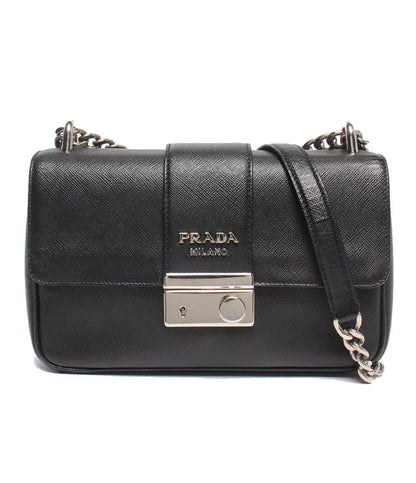 PRADA チェーンショルダーバッグ 斜め掛け 肩掛け サフィアーノ 1BD298 レディース プラダ