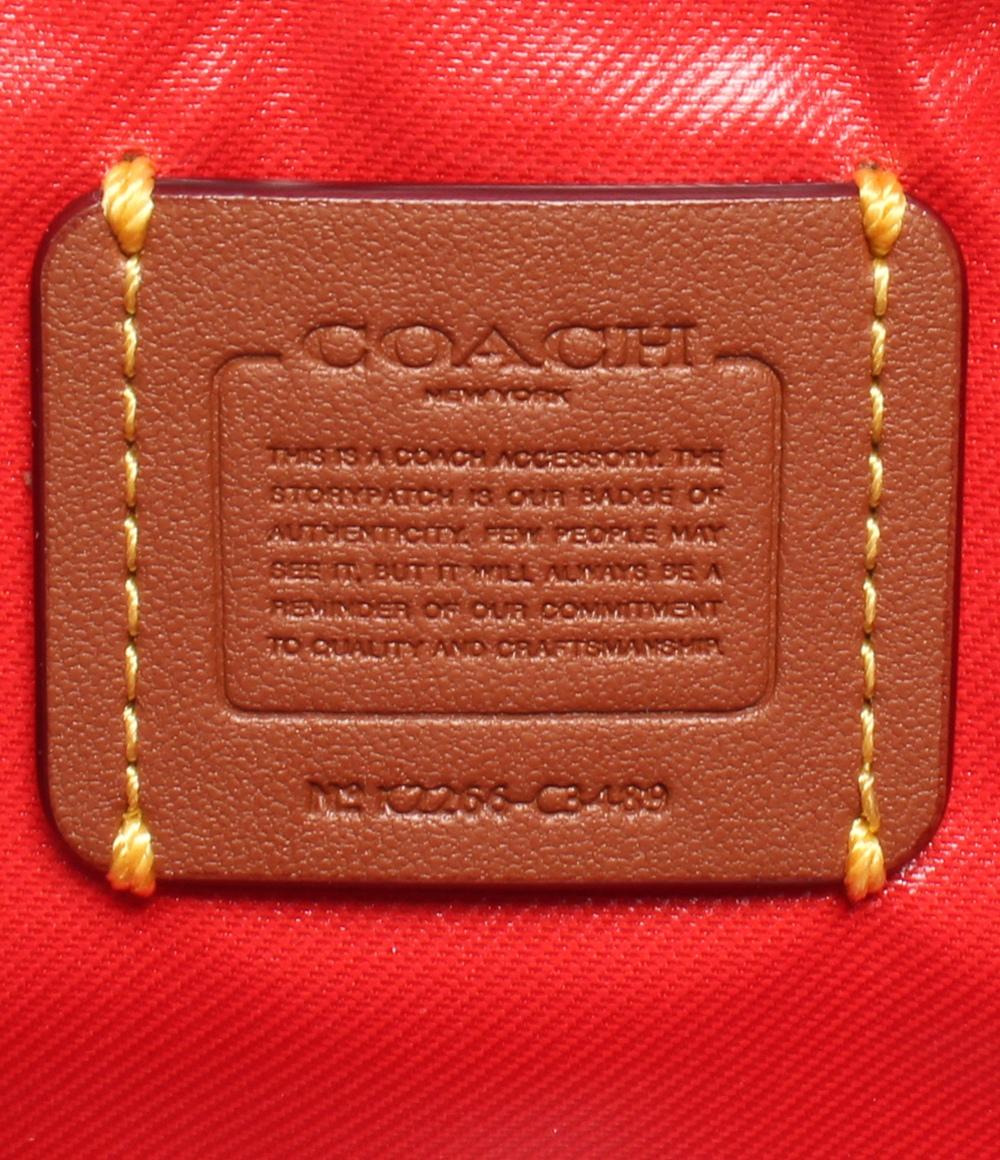 美品 コーチ ポーチ ジュリエンヌコスメティックケース17 C3489 レディース COACH
