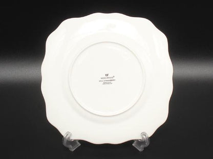 美品 WEDGWOOD スクエアプレート 皿 21cm ワイルドストロベリー ウエッジウッド