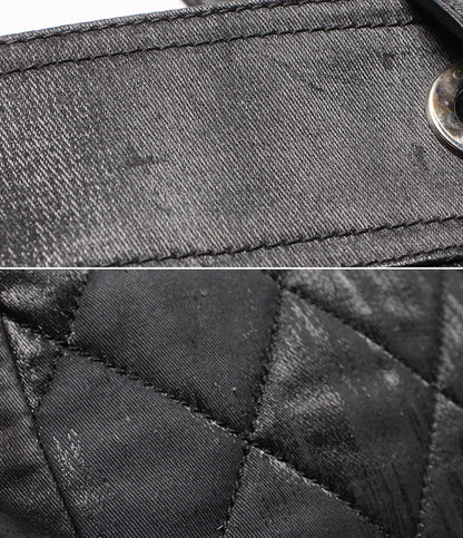訳あり CHANEL トートバッグ シルバー金具 パリビアッツトートPM 11番台 レディース シャネル