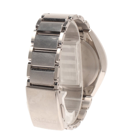 美品 CITIZEN 腕時計 電波ソーラー アテッサ ATTESA ソーラー シルバー H110-T016308 メンズ シチズン