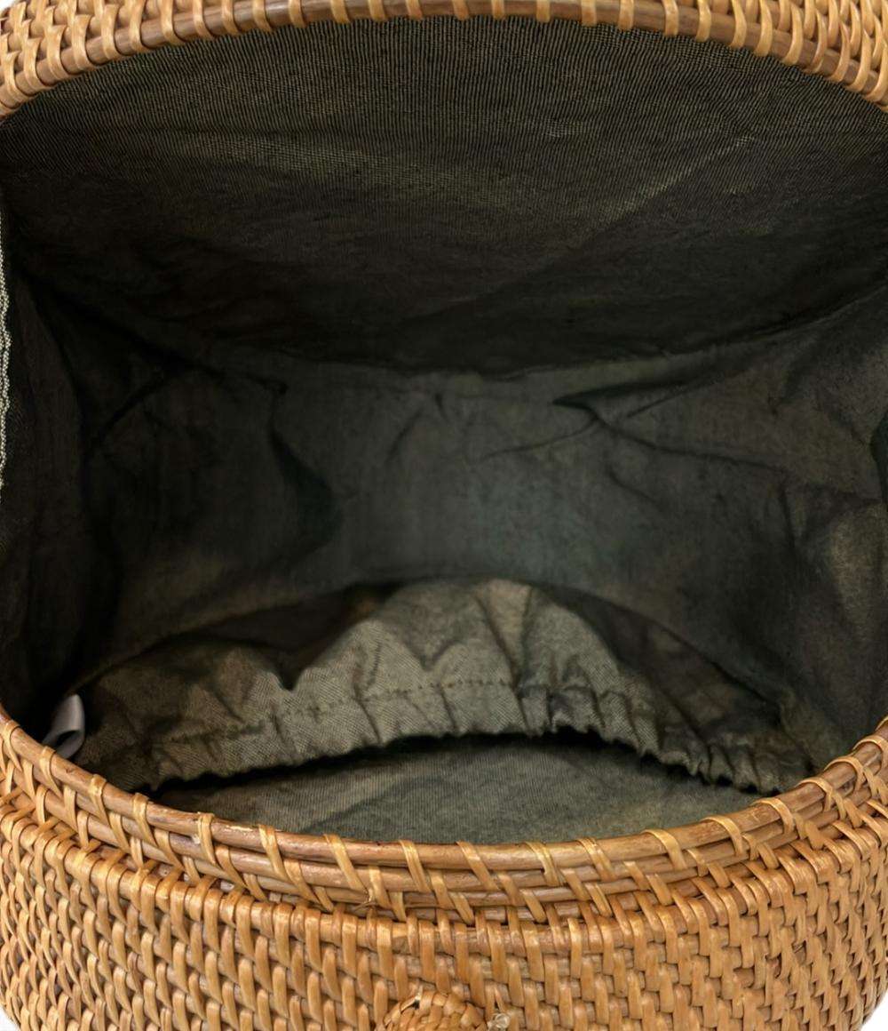 美品 アンドユウ ショルダーバッグ かごバッグ レディース AndYu