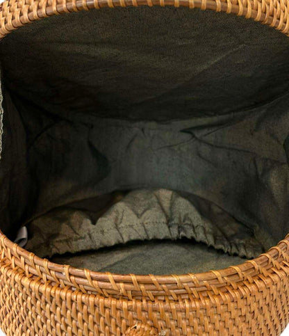 美品 アンドユウ ショルダーバッグ かごバッグ レディース AndYu