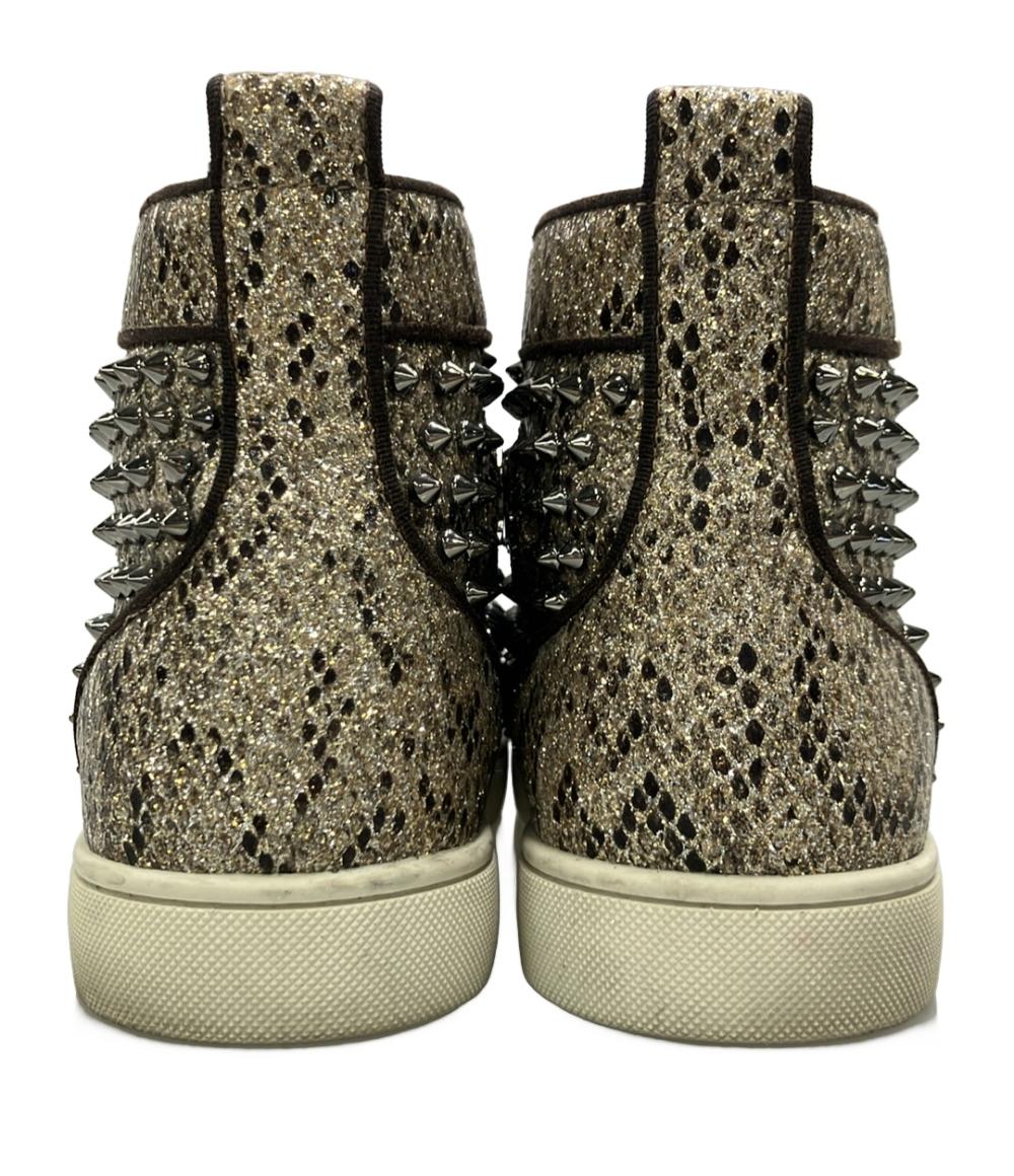 Christian Louboutin ハイカットスニーカー ルイス スパイク メンズ