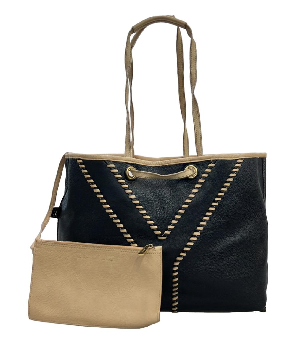 Yves saint Laurent トートバッグ リバーシブル レザー ネオダブル レディース イヴサンローラン