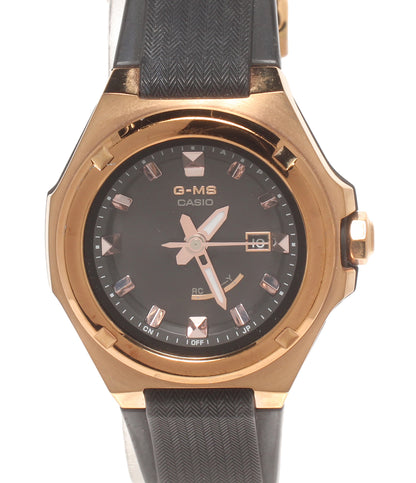 CASIO 腕時計 ジーミズ G-MS Baby-G 電波ソーラー ソーラー ブラック MSG-W300G レディース カシオ