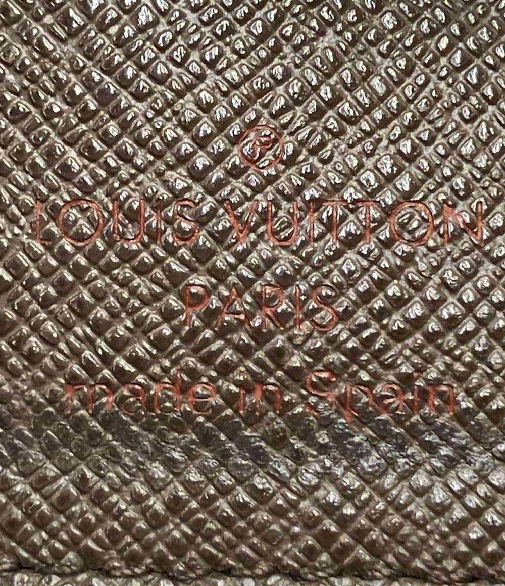 LOUIS VUITTON 長財布 ポルトフォイユ アンソリット ダミエ エベヌ