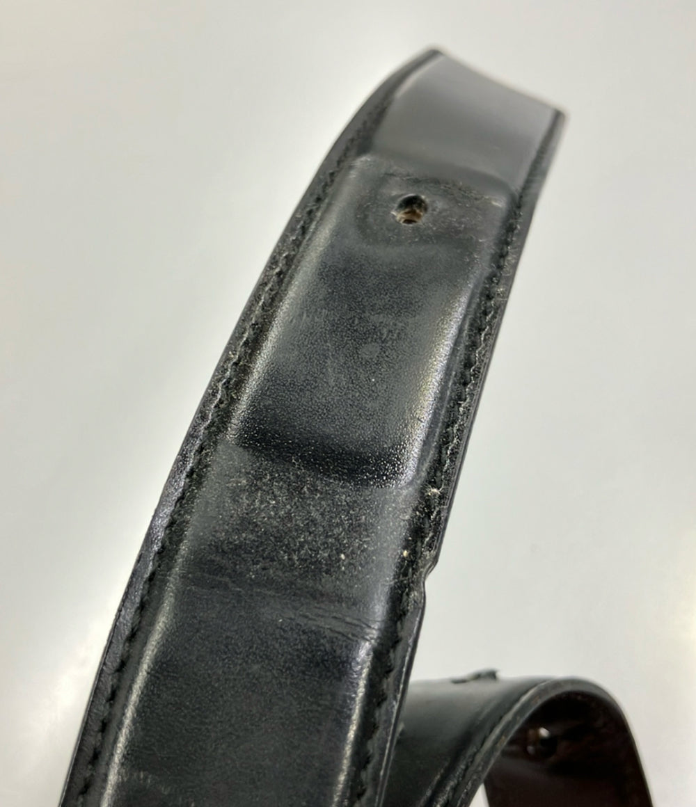 GUCCI ベルト スクエアG バックル レザー 124691 1476 100 40 メンズ グッチ