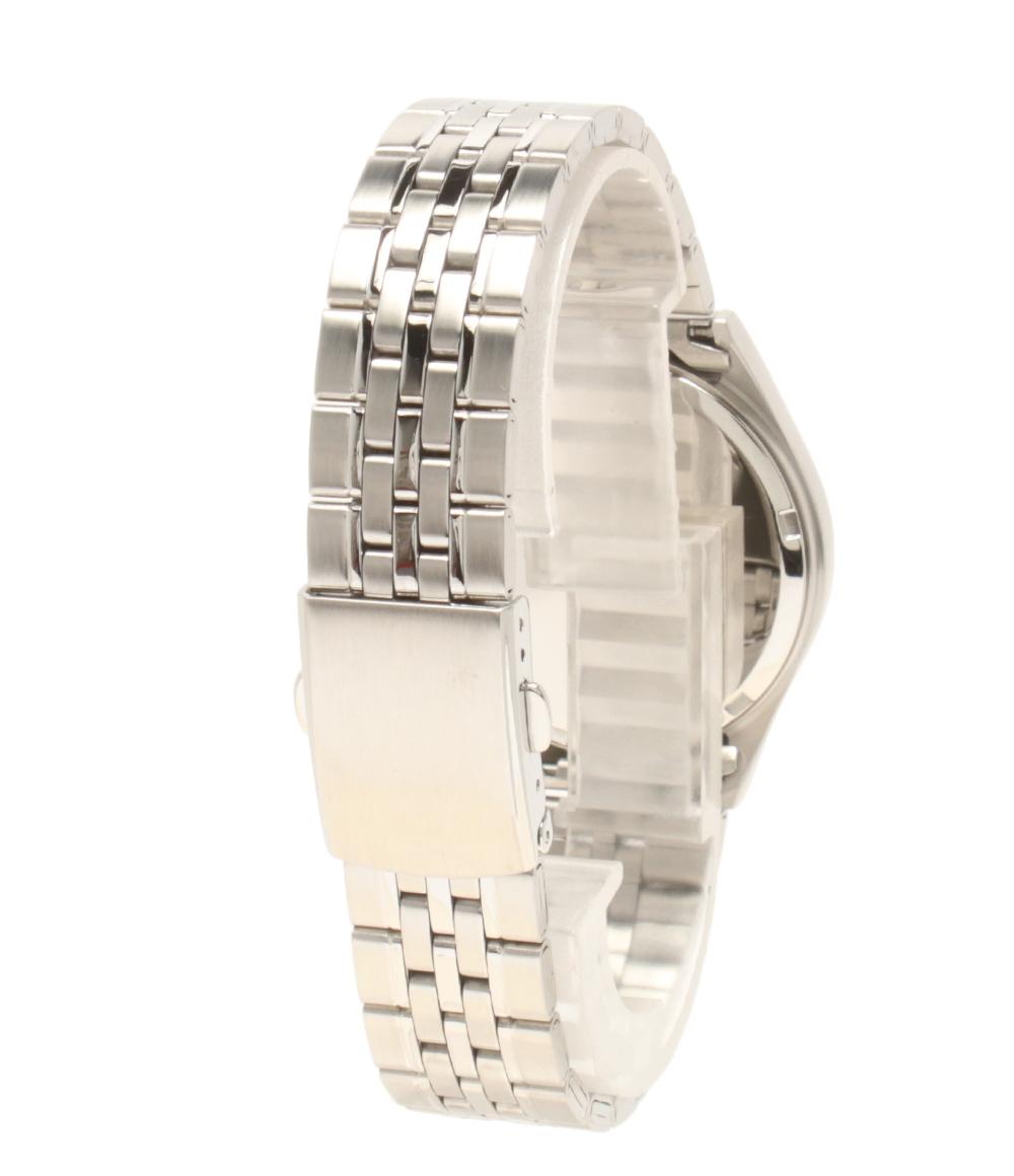 美品 REGUNO 腕時計 ソーラー ブラック J800-S106575 メンズ レグノ