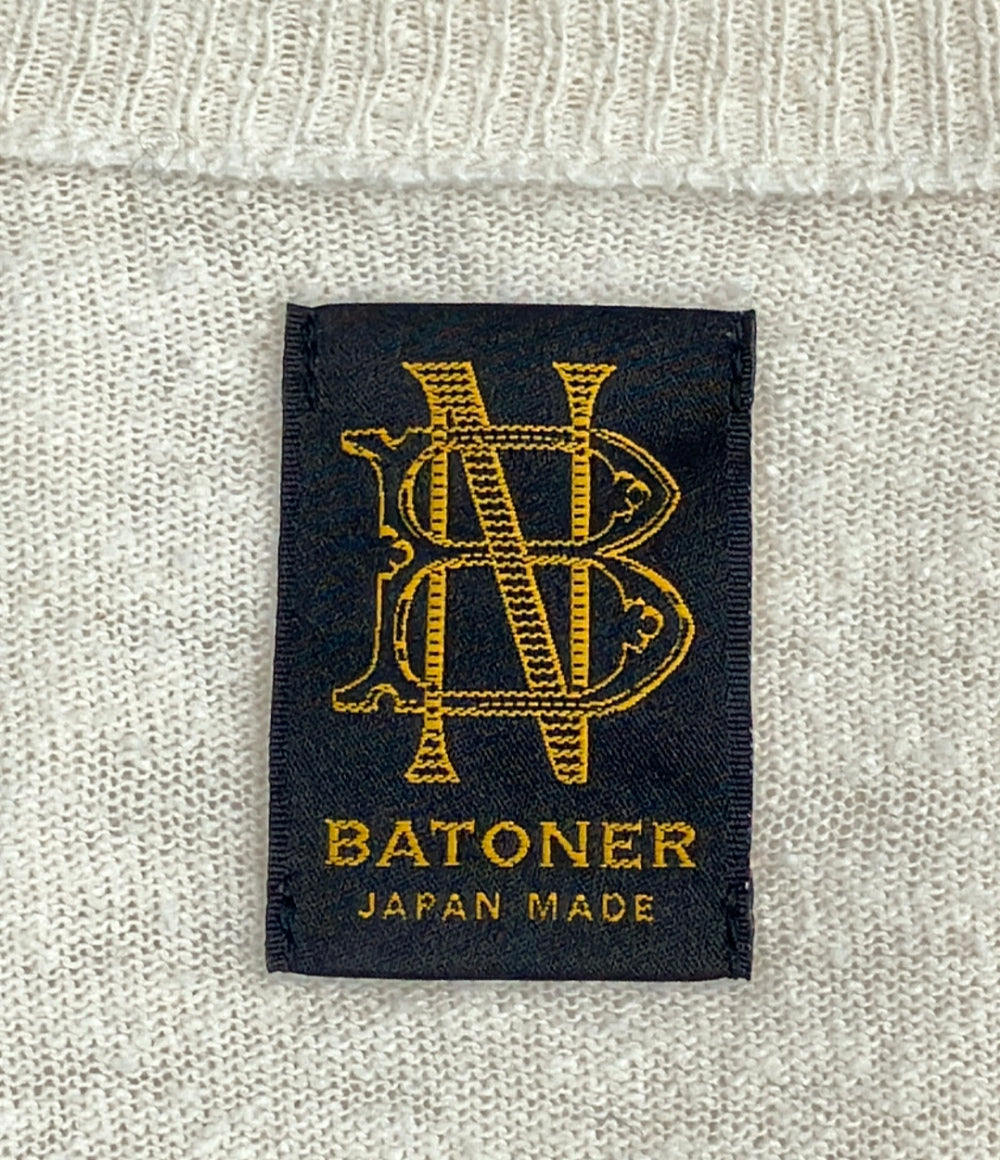 BATONER 長袖 リバイバルソフトシルククルーネック ニット レディース SIZE 1 (S) バトナー
