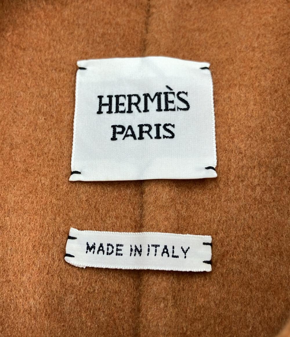 美品 HERMES カシミヤショートコート3E0109DZ レディース SIZE 34 (XS) エルメス
