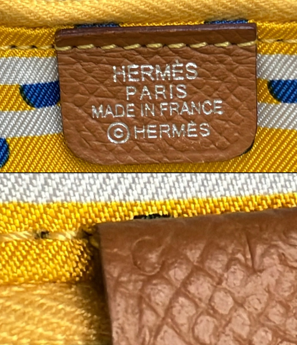 HERMES ラウンドファスナー 長財布 C刻印 アザップロング シルクイン レディース エルメス
