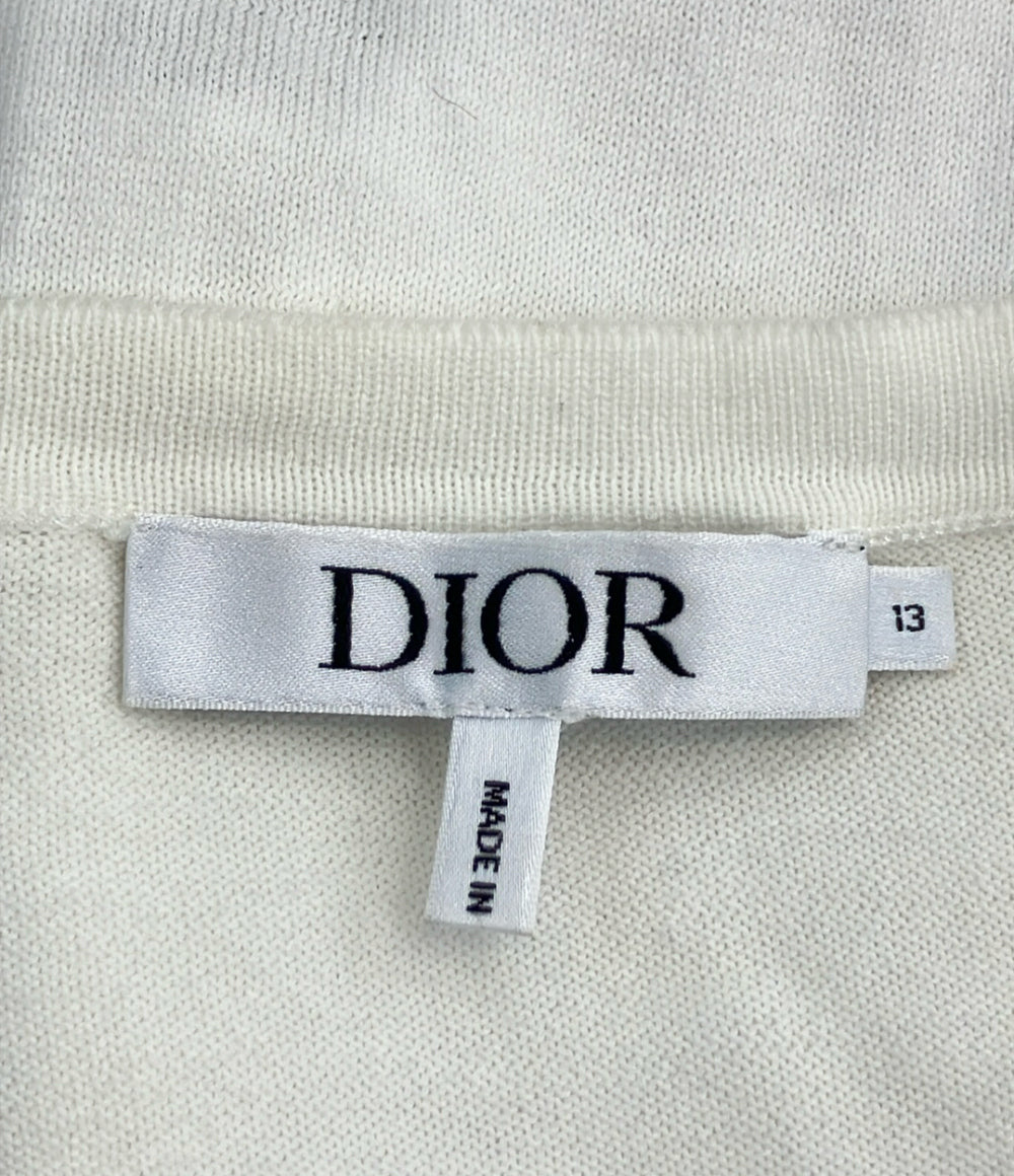 Christian Dior 長袖 胸ロゴ 刺繍カーディガン 5SBM14CARR キッズ SIZE 13 クリスチャンディオール