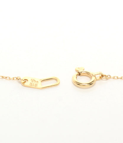 美品 STAR JEWELRY ネックレス K18 ダイヤ 0.04ct レディース スタージュエリー