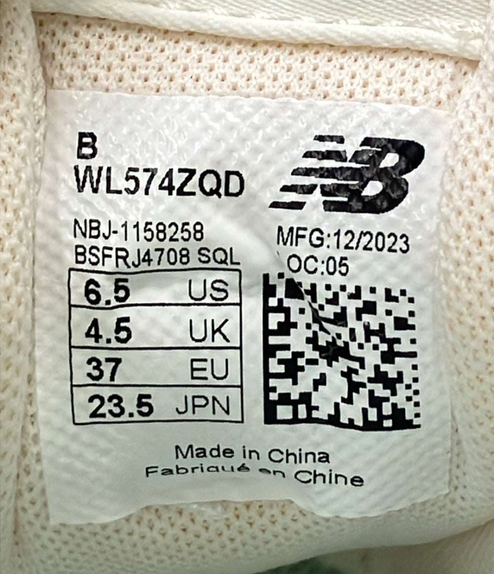 NEW BALANCE ローカットスニーカー 厚底 WL574ZQD レディース SIZE 23.5 ニューバランス