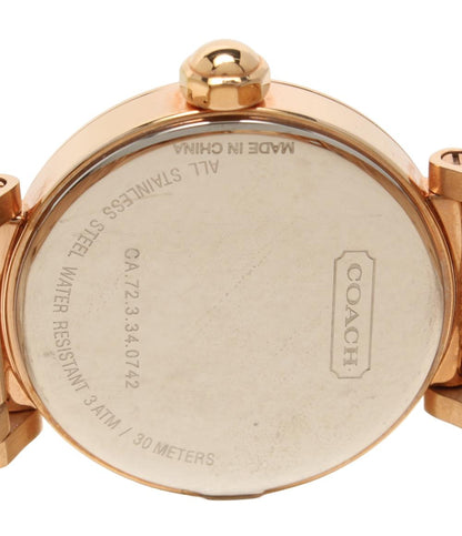 COACH 腕時計 クオーツ ホワイト CA.72.3.34.0742 レディース コーチ