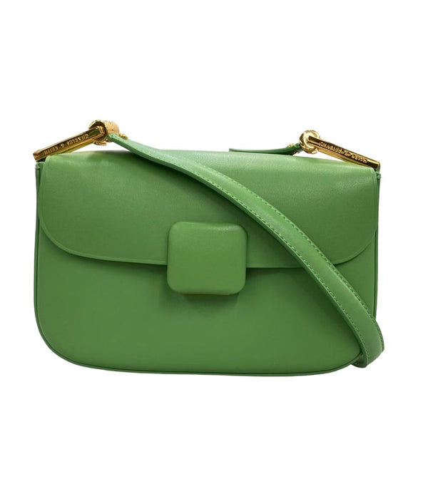 美品 Charles&keith ショルダーバッグ 斜めがけ グリーン 美品 CHARLES&KEITH ショルダーバッグ 2WAY 肩掛け 斜め掛け