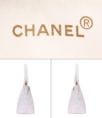 CHANEL トートバッグ ショルダーバッグ 肩掛け 復刻トート ゴールド金具 5番台 キャビアスキン レディース シャネル