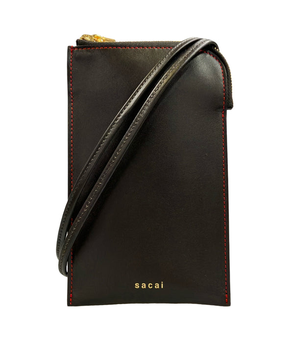 美品 Sacai ポーチ ショルダーバッグ 斜め掛け スマホポーチ
