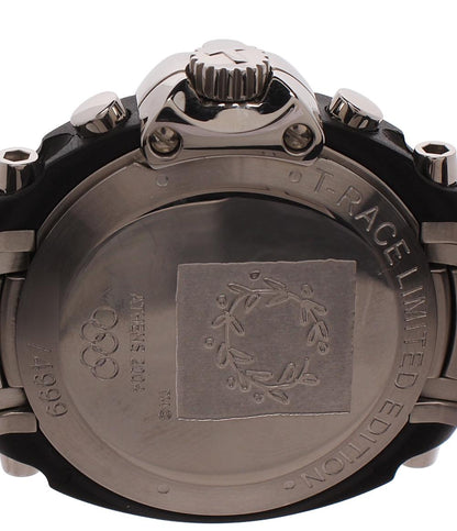 TISSOT 腕時計 アテネオリンピック2004記念モデル クオーツ ブラック メンズ ティソ