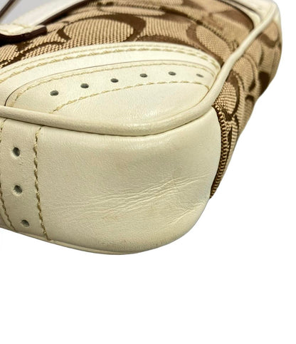 COACH ウエストバッグ ウエストポーチ ボディバッグ キャンバス シグネチャー レディース コーチ