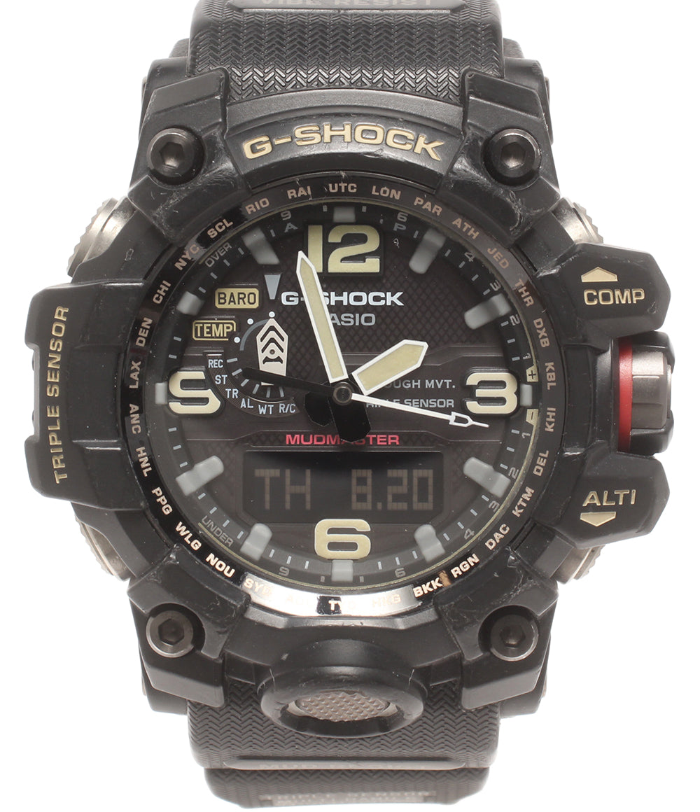 CASIO 腕時計 マッドマスター MUDMASTER G-SHOCK 電波ソーラー ソーラー ブラック GWG-1000 メンズ カシオ