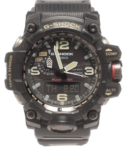 CASIO 腕時計 マッドマスター MUDMASTER G-SHOCK 電波ソーラー ソーラー ブラック GWG-1000 メンズ カシオ