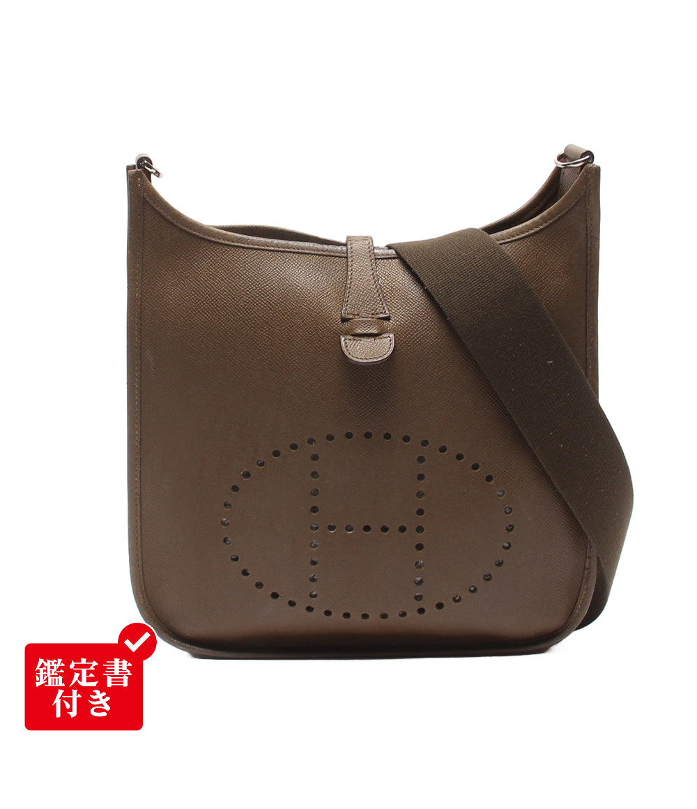 HERMES ショルダーバッグ シルバー金具 斜め掛け □K刻印 エブリン2PM レディース メンズ エルメス