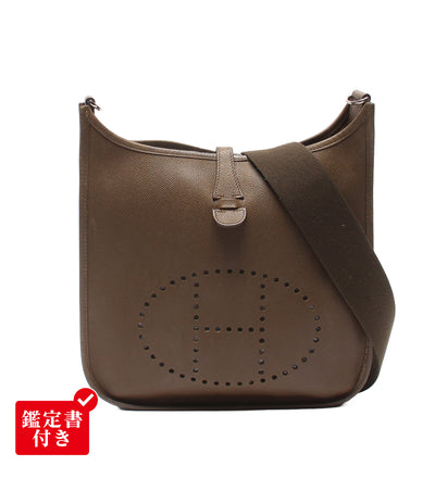 HERMES ショルダーバッグ シルバー金具 斜め掛け □K刻印 エブリン2PM レディース メンズ エルメス