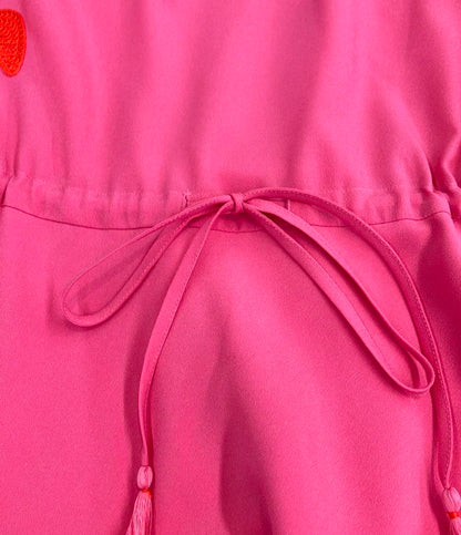 トリーバーチ 長袖 刺繍入りワンピース レディース SIZE 2 Tory Burch