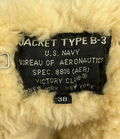 U.S. NAVY レザーフライトJK  B-3 メンズ SIZE 38
