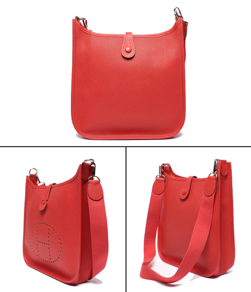 HERMES ショルダーバッグ シルバー金具 □H刻印 肩掛け 斜め掛け エヴリン1 PM レディース エルメス
