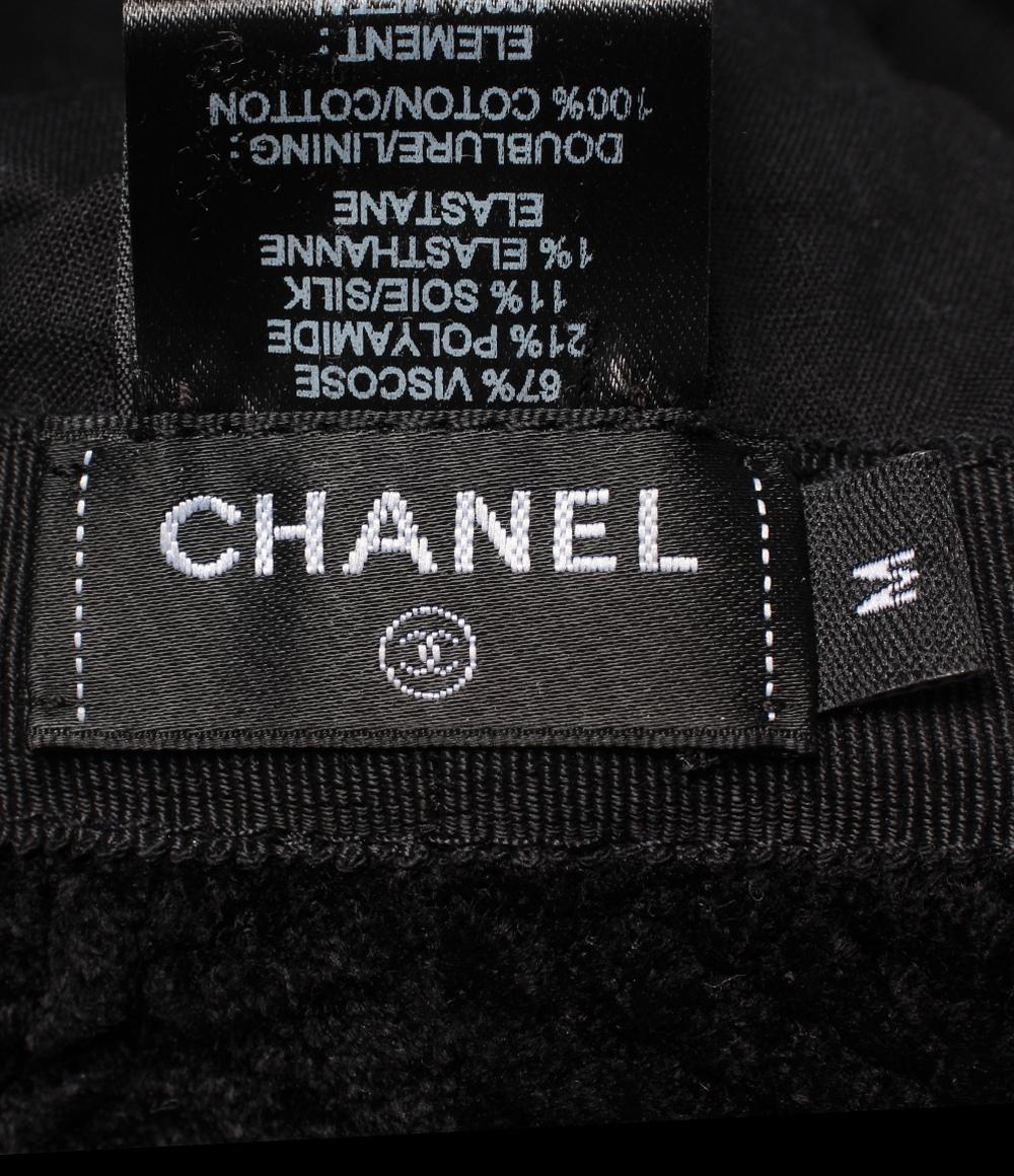 CHANEL バケットハット ベロア ココマーク レディース SIZE M シャネル