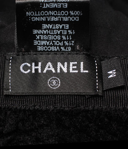 CHANEL バケットハット ベロア ココマーク レディース SIZE M シャネル
