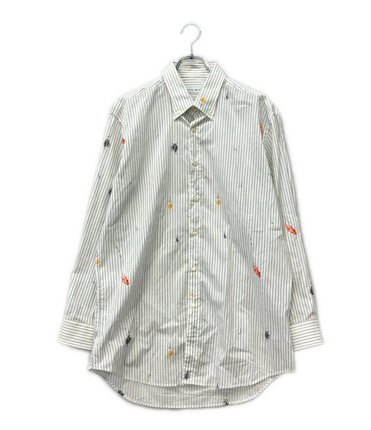 ETRO 長袖 シャツ ストライプ 171-1K320-6254 メンズ SIZE 42 (XS) エトロ