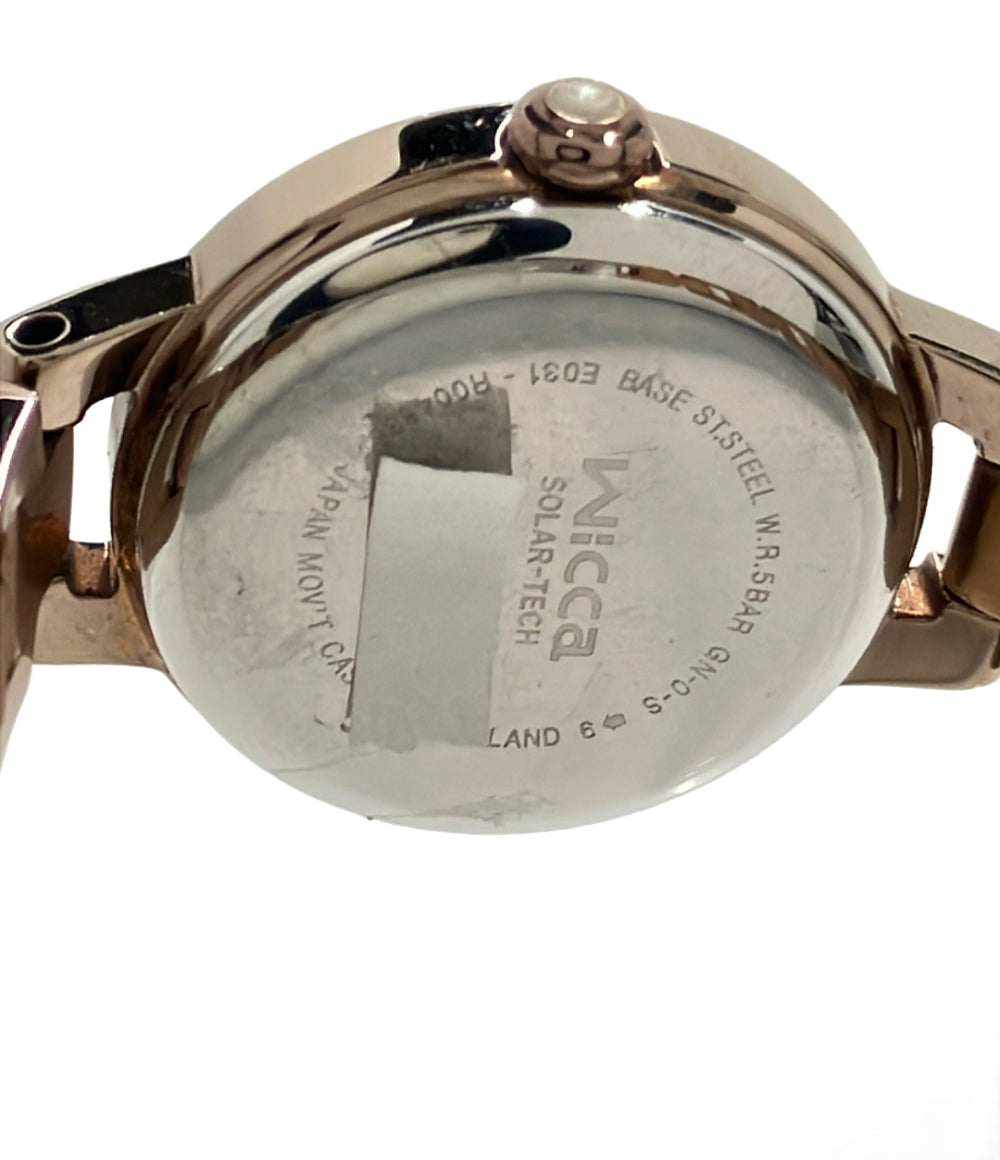 CITIZEN 腕時計 ウィッカ wicca ソーラー シェル E031-R004638 レディース シチズン