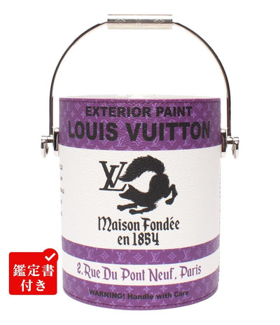 美品 ルイ・ヴィトン 3way ハンドバッグ ショルダーバッグ 斜め掛け LV ペイント カン M81591 レディース LOUIS VUITTON