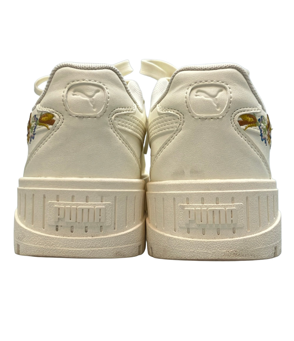 PUMA ローカット厚底スニーカー カルメン 2 MU エンブロイダリー 401203-03 レディース SIZE 22.5 プーマ