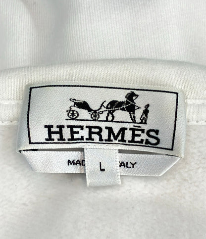 HERMES フーデッドジップアップ ランHパーカ 31-5754 メンズ SIZE L エルメス