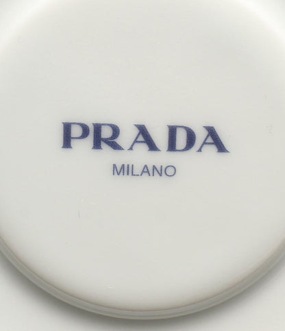 美品 プラダ カップ＆ソーサー 2客セット ペア ポーセリン PRADA