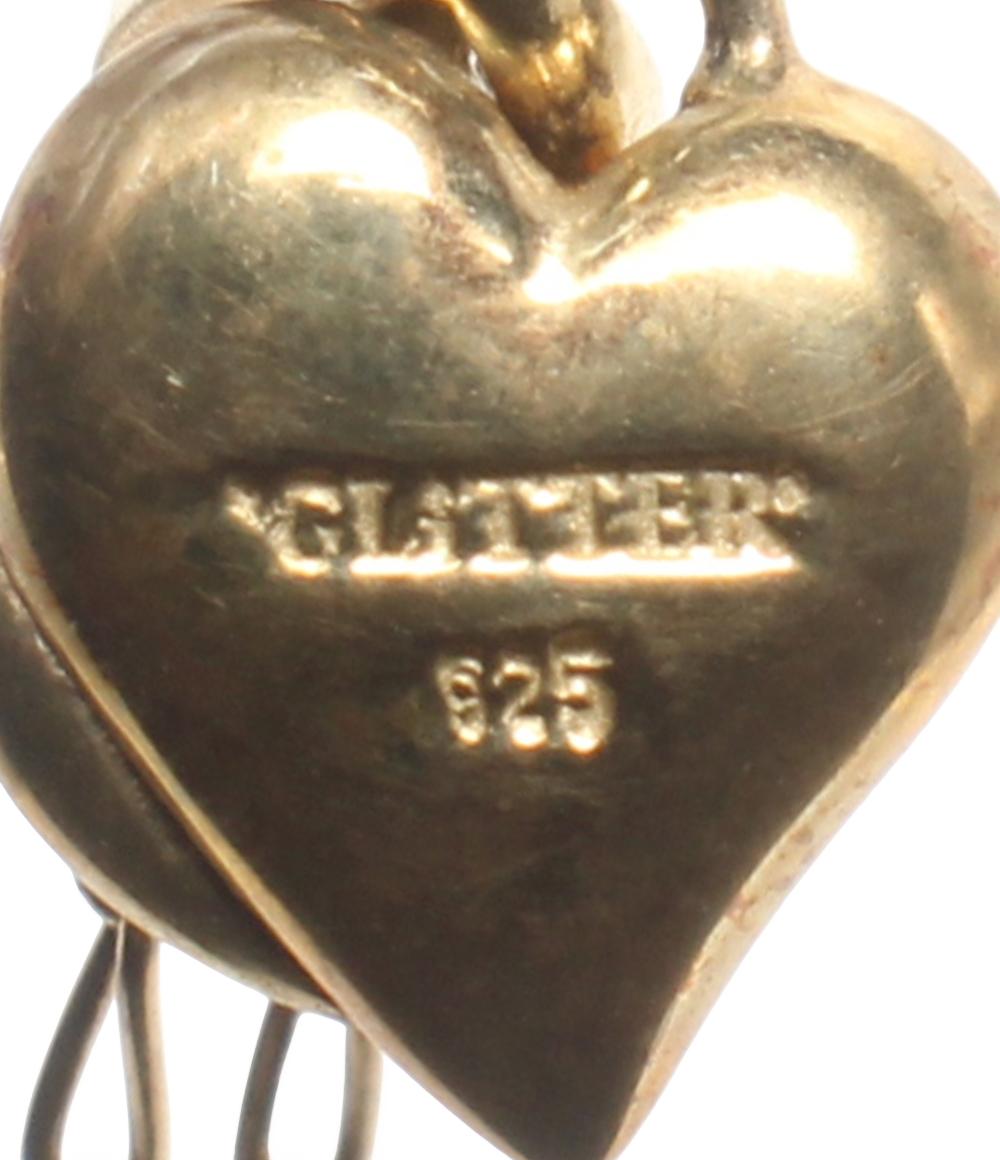 GLITTER ネックレス SV925 ハートモチーフ レディース グリッター