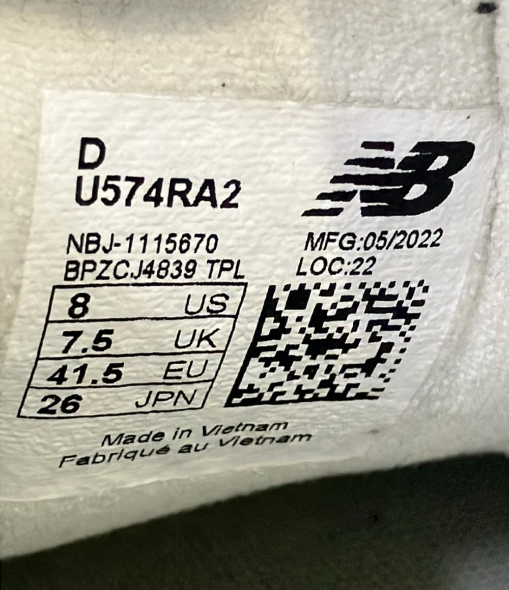 NEW BALANCE ローカットスニーカー U574RA2 メンズ SIZE 26.0 ニューバランス