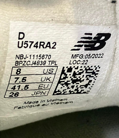 NEW BALANCE ローカットスニーカー U574RA2 メンズ SIZE 26.0 ニューバランス
