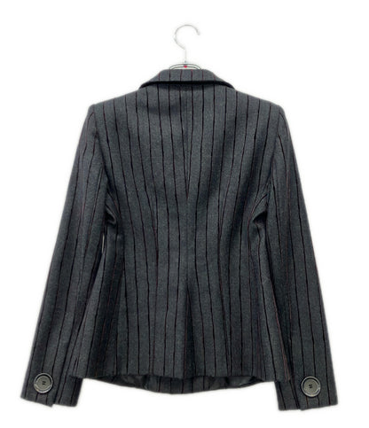 Emporio Armani テーラードジャケット ストライプ レディース SIZE 38 (S) エンポリオ・アルマーニ
