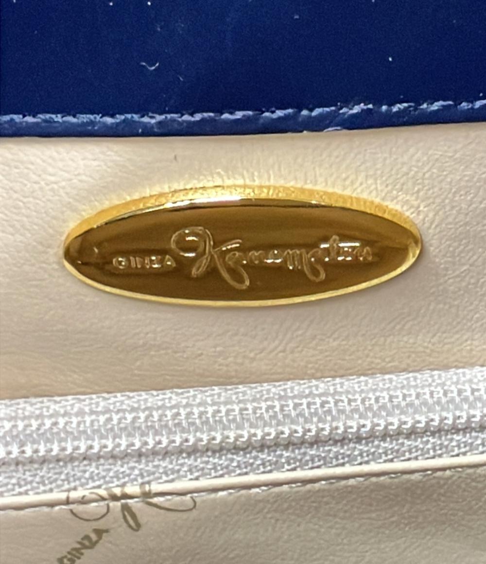 銀座かねまつ ショルダーバッグ 斜めがけ バイカラー レディース GINZA Kanematsu